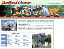 Tablet Screenshot of jharkhandobserver.com
